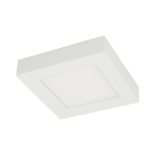 Stropní svítidlo, plast bílý, plast opál, DxŠxV:172x172x35, včetně 1xLED 12W 230V, 1000lm, 3000K.