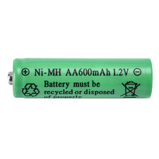 Ni-Mh, dvojité balení, náhradní baterie 2ks, v blistru, AA 600mAh