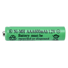 Ni-Mh 1,2V, náhradní baterie 2ks, v blistru, AAA 600mAh