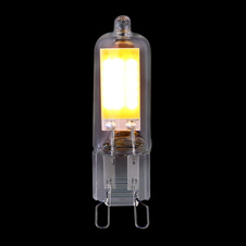 LED žárovka, sklo průhledné, 2ks v balení, Ø14, V: 50, 2xG9 LED 1,8W 230V, 180lm, 3000K