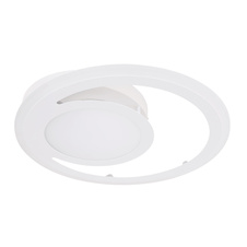 Stropní svítidlo, kov bílý, akryl opál bílý, Ø470, V: 70, včetně 1xLED 40W 230V, 3200lm, 4000K