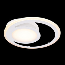 Stropní svítidlo, kov bílý, akryl opál bílý, Ø470, V: 70, včetně 1xLED 40W 230V, 3200lm, 4000K