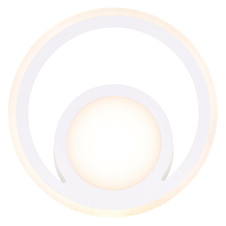 Stropní svítidlo, kov bílý, akryl opál bílý, Ø470, V: 70, včetně 1xLED 40W 230V, 3200lm, 4000K