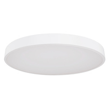 Stropní svítidlo, bílý kov, plast bílý, funkce paměti, stmívatelné, dálkové ovládání, fixace barev, Ø60cm, V:11cm, včetně 1xLED 48W 230V, 360-3100lm, změna barvy světla 3000-6000K