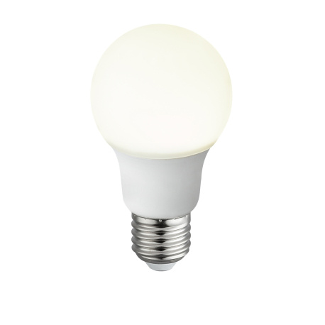 LED žárovka, hliník, plast opál, AGL, Ø60, V:108, 1xE27 LED 9W 230V, 810lm, 4000K.