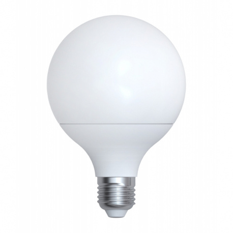 LED žárovka, sklo opál, GLOBE, Ø95, V: 138, 1xE27 8,5W 230V, 806lm, 4000K.