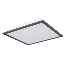 Stropní svítidlo, hliník bílý, grafit, akryl opál, DxŠxV: 30x30x6cm, včetně 1xLED 12W 230V, 1120lm zdroj, 800lm výstup, 3000K