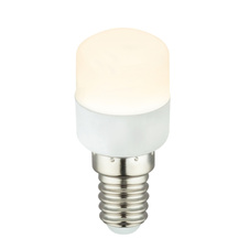 LED žárovka, hliník, plast opál, E14 mini, Ø2,5cm, V:5,8cm, 1xE14 LED 2,5W 230V, 220lm, 3000K.