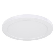 Stropní svítidlo, plast bílý, plast bílý, změna barvy světla vypínačem v zadní části světla, fixace barev, Ø30cm, V:2cm, včetně 1xLED 24W 230V, 2200 lm zdroj, 1900lm výstup, změna barvy světla 3000-4000-6500K