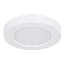 Stropní svítidlo, plast bílý, plast bílý, změna barvy světla vypínačem v zadní části světla, fixace barev, Ø13cm, V:2cm, včetně 1xLED 6W 230V, 610lm zdroj, 450lm výstup, změna barvy světla 3000-4000-6500K