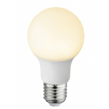 LED žárovka, hliník, plast opál, AGL vlákna, Ø60, V:110, 1xE27 9W 230V, 810lm, 4000K.