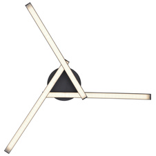 Stropní svítidlo, kov černý matný, plast opál, nastavitelné, změna barvy světla pomocí nástěnného vypínače, Ø60cm, V:13cm, včetně 1xLED 18W 230V, 1940lm zdroj, 1500lm výstup, změna barvy světla 3000-4000-6000K