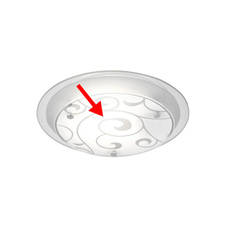 Náhradní sklo pro 48060, se vzorem