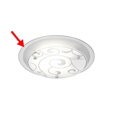 Náhradní sklo pro 48060, zrcadlové, ø25cm