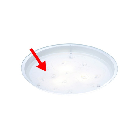 Náhradní sklo pro 40409-3, ø41cm