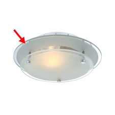 Náhradní sklo pro 48167, zrcadlové, 23cm