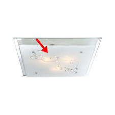 Náhradní sklo pro 48092-3, se vzorem