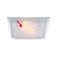 Náhradní sklo pro 48168-2, 28x28cm