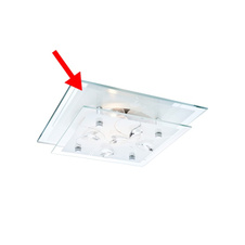 Náhradní sklo pro 40408, zrcadlové, 24x24cm