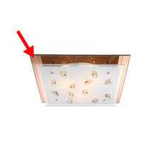 Náhradní sklo pro 40412-3, zrcadlové, 42x42cm