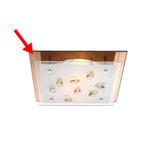 Náhradní sklo pro 40412-2, zrcadlové, 33,5x33,5cm