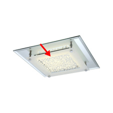 Náhradní sklo pro 49300, s křišťálkami