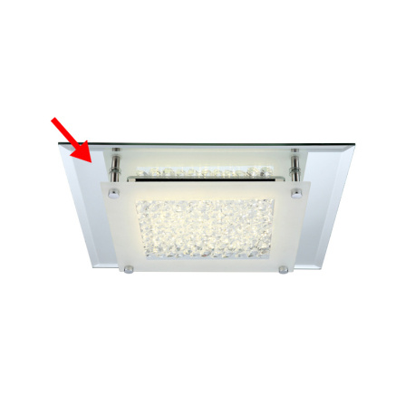 Náhradní sklo pro 49301, zrcadlové, 36cmx36cm