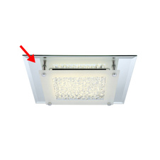 Náhradní sklo pro 49301, zrcadlové, 36cmx36cm