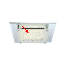 Náhradní sklo pro 49301, s křišťálkami