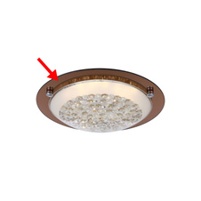 Náhradní sklo pro 48263, jantarové