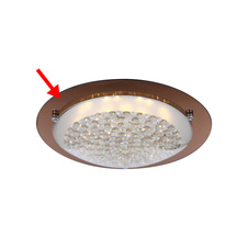 Náhradní sklo pro 48264, jantarové