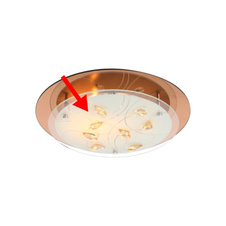 Náhradní sklo pro 40413-2, s křišťálkami