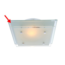 Náhradní sklo pro 48168, 22cm