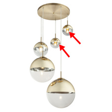 Náhradní sklo pro 15855-5, ø15cm