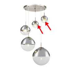 Náhradní sklo pro 15851-5, ø15cm