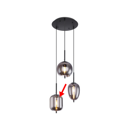 Náhradní sklo pro 15345-3, -4, -8 čtvercové, 16,5cm