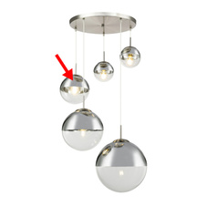 Náhradní sklo pro 15851, -3, -5, ø20cm