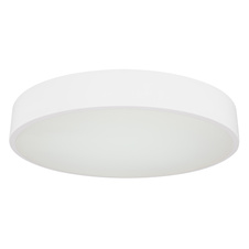 Stropní svítidlo, kov bílý, plast bílý, funkce paměti, stmívatelné, dálkové ovládání, fixace barev, Ø40cm, V:11cm, včetně 1xLED 24W 230V, 170-1350lm, změna barvy světla 3000- 6000K