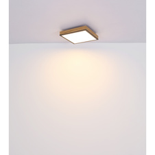 Stropní svítidlo, hliník, grafit, MDF imitace dřeva, akryl bílý, rám imitace dubu, DxŠxV: 80x20x7cm, včetně 1xLED 24W 230V, zdroj 2500lm, výstup 1500lm, 3000K