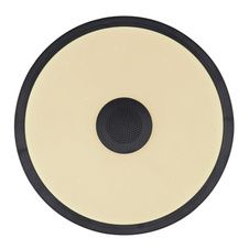 Stropní svítidlo, plast černý, bílý, Bluetooth, reproduktor 3W, paměťová funkce, noční světlo, třpytivý efekt, stmívatelné, IP44 dálkové ovládání, 1xAAA, Ø28cm, V:6cm, LED 18W 230V, zdroj 1800lm, výstup 820lm, RGB LED 3W, 3000-6500K