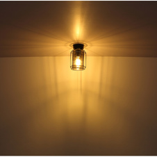 Závěsné svítidlo, kov černý, kouřové sklo, DxŠxV: 770x130x1200, bez žárovek 3xE27, max. 60W 230V