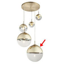 Náhradní sklo pro 15855-5, ø33cm