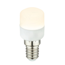 LED žárovka, hliník, plast bílý, E14 mini, Ø2,5cm, V:5,8cm, 1xE14 LED 2,5W 230V, 220lm, 3000K.