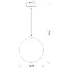 Závěsné svítidlo, kov zlatý, sklo průhledné zlaté, Ø25cm, V:120cm, bez žárovky 1xE27, max. 40W 230V.