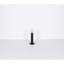 Závěsné svítidlo, kov černý, dřevo černé, kov nikl, textilní černý kabel, Ø35cm, V:160cm, bez žárovek 3xE27, max. 60W 230V
