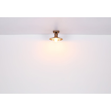Venkovní svítidlo, hliník v barvě imitující rez, plast průhledný, IP44, Ø24cm, V:22cm, bez žárovky 1xE27, max. LED 15W 230V
