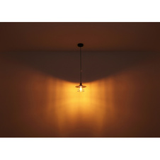 Závěsné svítidlo, kov černý, mosaz, kovové pletivo, černý PVC kabel, Ø30cm, V:150cm, bez žárovky 1xE27, max. 60W 230V