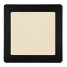 Stropní svítidlo, plast černý, plast bílý, změna barvy světla přepínačem, fixace barvy, DxŠxV: 17x17x1,5cm, včetně LED 12W 230V, 1050lm zdroj, 900lm výstup, změna barvy světla 3000/4000/6500K