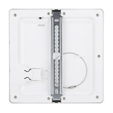 Stropní svítidlo, plast černý, plast bílý, změna barvy světla přepínačem, fixace barvy, DxŠxV: 17x17x1,5cm, včetně LED 12W 230V, 1050lm zdroj, 900lm výstup, změna barvy světla 3000/4000/6500K