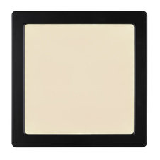 Stropní svítidlo, plast černý, plast bílý, změna barvy světla přepínačem, fixace barvy, DxŠxV: 22x22x1,5cm, včetně LED 18W 230V, 1900lm zdroj, 1400lm výstup, změna barvy světla 3000/4000/6500K